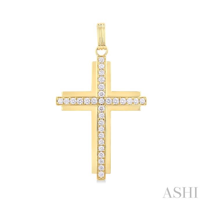 CROSS DIAMOND PENDANT