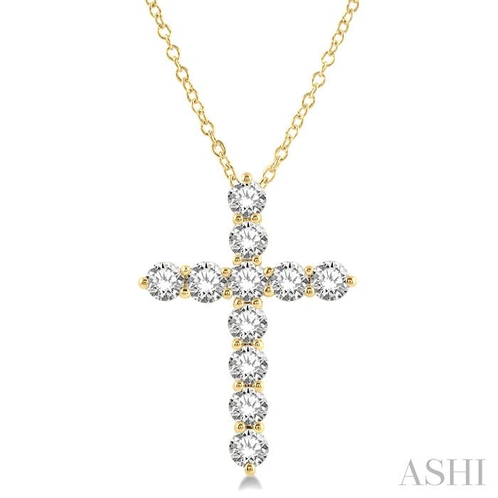 CROSS DIAMOND PENDANT