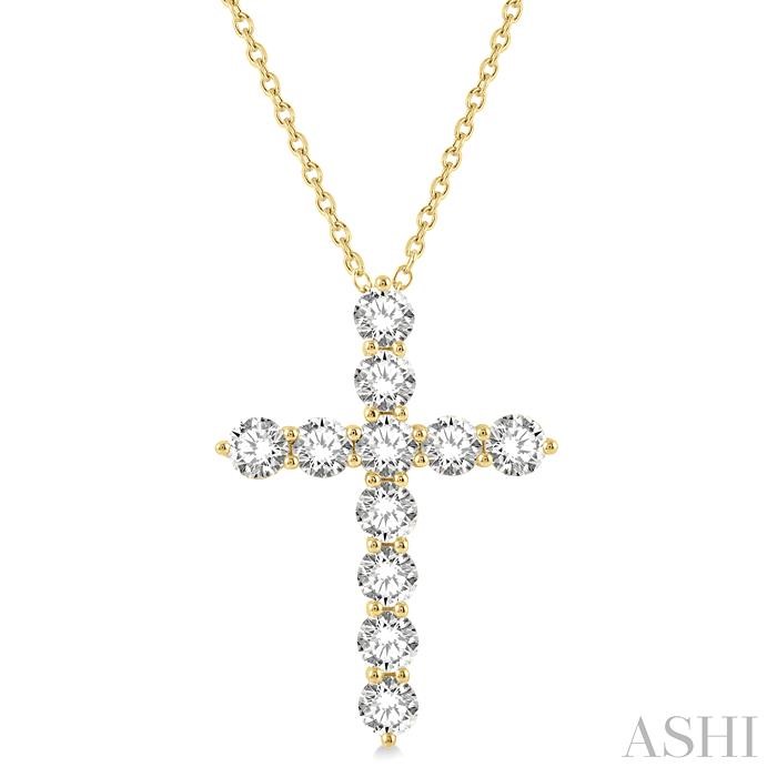 CROSS DIAMOND PENDANT