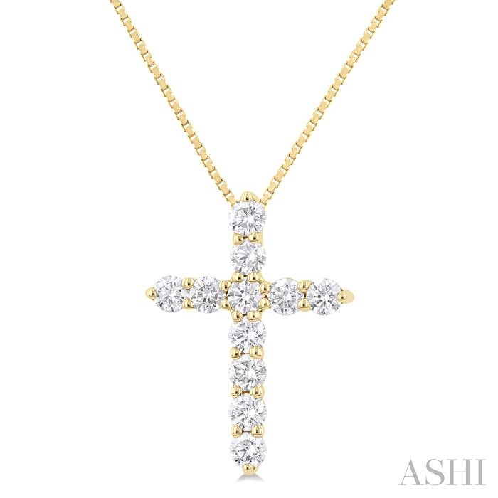 CROSS DIAMOND PENDANT