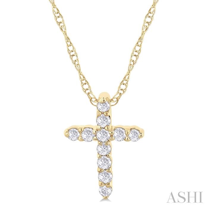 CROSS DIAMOND PENDANT