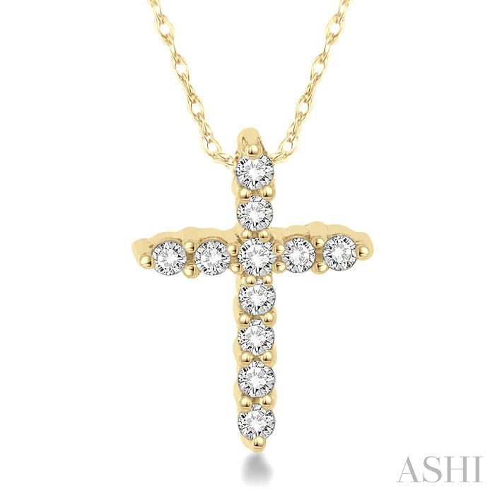 CROSS PETITE DIAMOND PENDANT