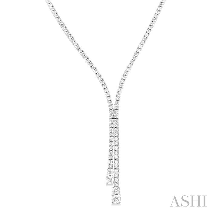 Diamond Lariat Y Necklace