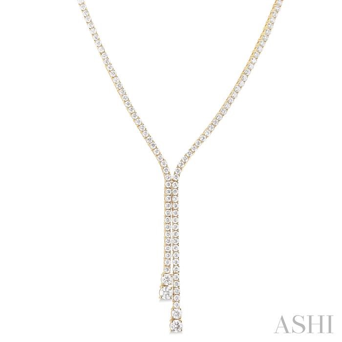 Diamond Lariat Y Necklace