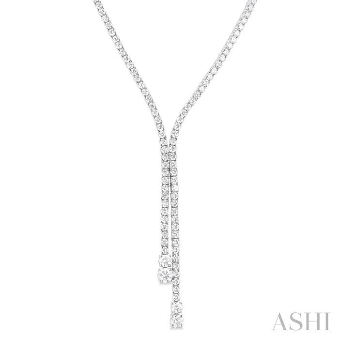 Diamond Lariat Y Necklace