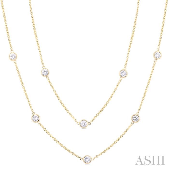 DIAMOND STATION LONG NECKLACE