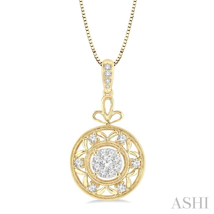 CIRCLE LOVEBRIGHT DIAMOND FASHION PENDANT