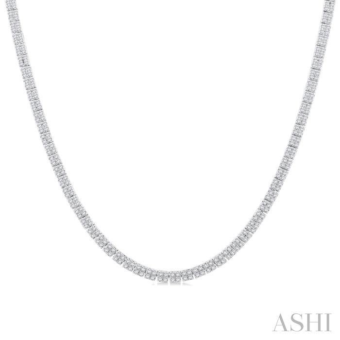 DOUBLE ROW DIAMOND NECKLACE