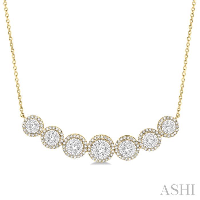 HALO LOVEBRIGHT DIAMOND NECKLACE