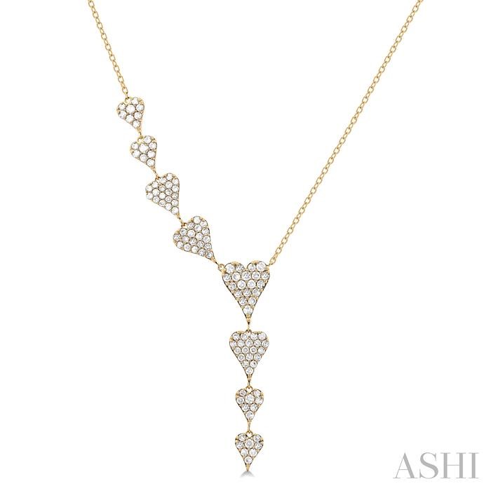 Heart Shape Diamond Necklace