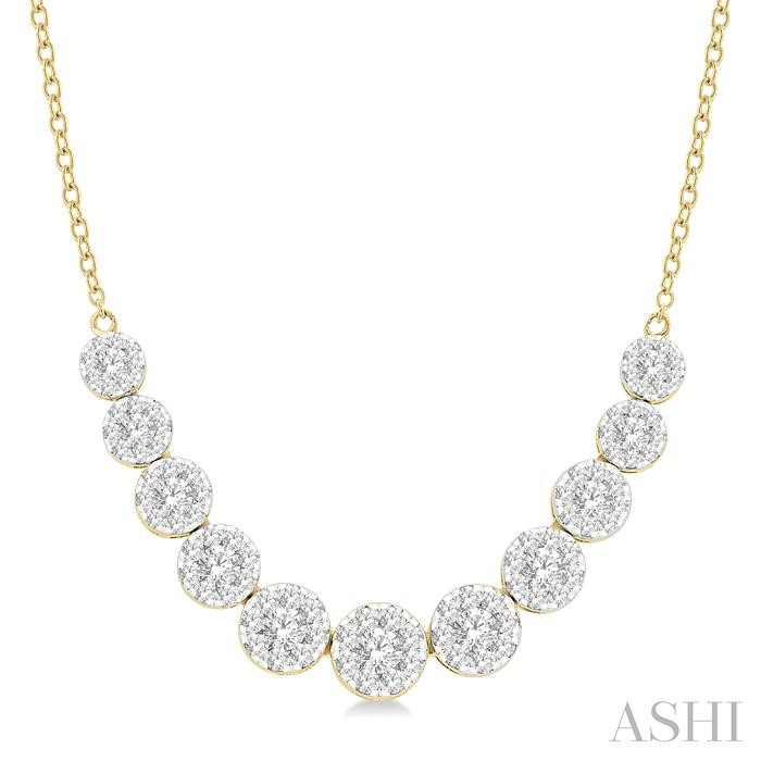 LOVEBRIGHT ESSENTIAL DIAMOND SMILE NECKLACE