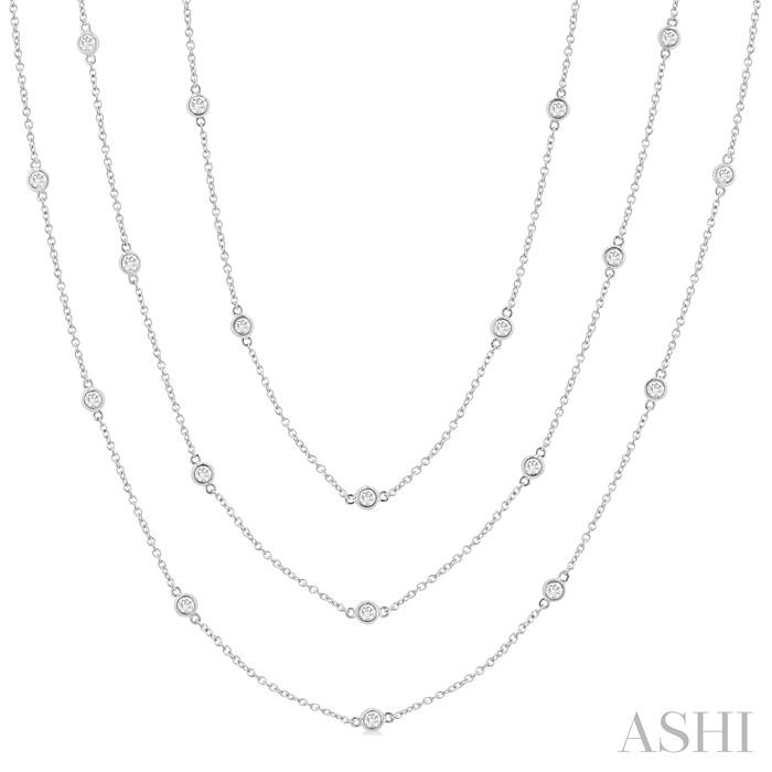 DIAMOND STATION LONG NECKLACE