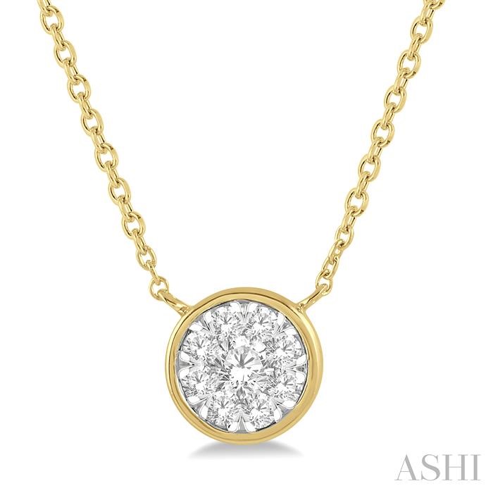 ROUND SHAPE LOVEBRIGHT ESSENTIAL DIAMOND PENDANT