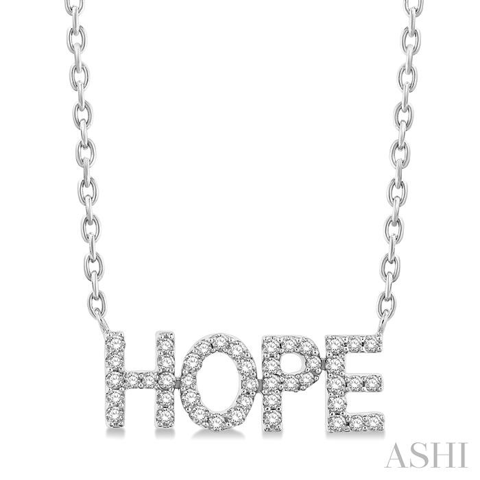 BLOCK 'HOPE' DIAMOND NECKLACE