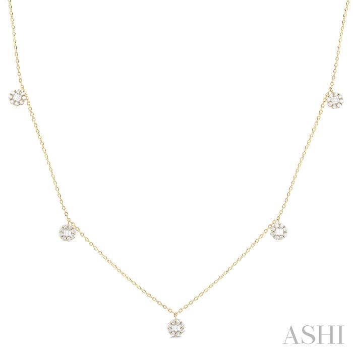 FUSION DIAMOND STATION NECKLACE